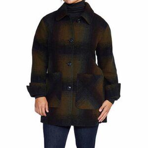 NWOT Pendleton Ladies' Wool Blend Walker Jacket Exploding Rainbow